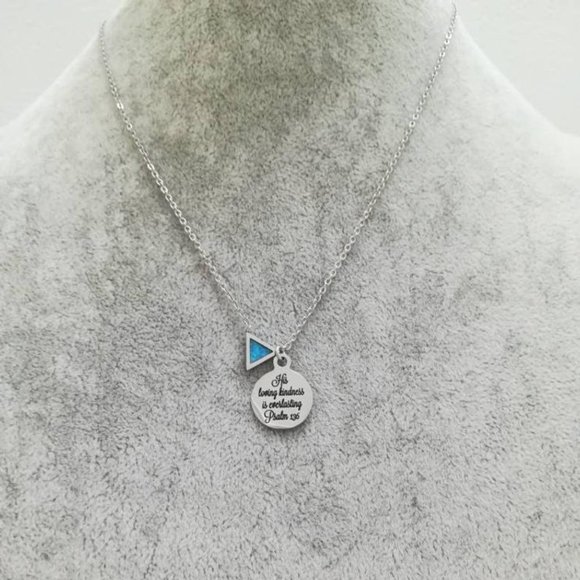 Christian Bible Verse Scripture Necklace - Picture 3 of 4